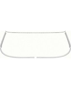 1962-1964 Chevy Impala 2-Door Hardtop Rear Window Molding Set Stainless Steel