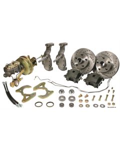 1958-1964 Chevy Front Drop Spindle Power Disc Brake Kit