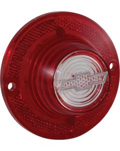 Full Size Chevy Back-Up Light Lens, With Chrome Bowtie Logo, 1962