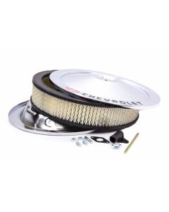 Air Cleaner,14",Chrome,w/Chevy Script & Bowtie,55-72
