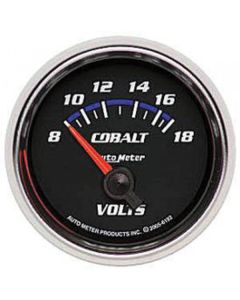 Autometer Voltmeter Gauge, Cobalt