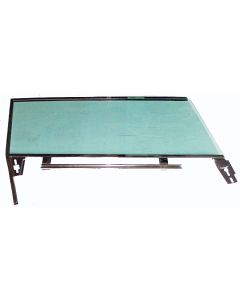 Full Size Chevy Door Glass Assembly, Left, Green Tinted, Impala Hardtop, 1962-1964