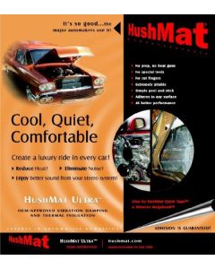 Insulation Starter Kit, HushMat Ultra(tm), (4) 12" x 12" Sheets