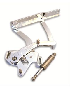 1962 Full Size Chevy Billet Aluminum Hood Hinges, Machined Finish, Eddie Motorsports