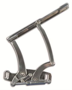 Full Size Chevy Billet Aluminum Hood Hinges, Machined Finish, Eddie Motorsports, 1965-1967