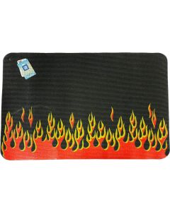 Chevy Fender Cover, Gripper, Flames, Orange