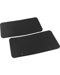 License Plate Pads, High Density Black Foam, Pair, All Years