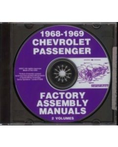 Chevy Factory Assembly Manual Sets, PDF CD-ROM 1958-1969