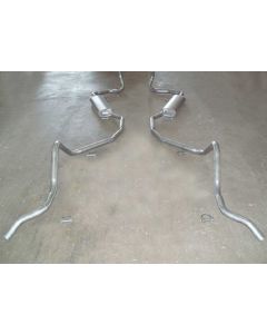 Late Great Chevy - Dual Exhaust System,  327ci, Except Station Wagon, 1962-1964