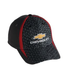 Chevrolet Gold Bowtie Diamond Plate Cap