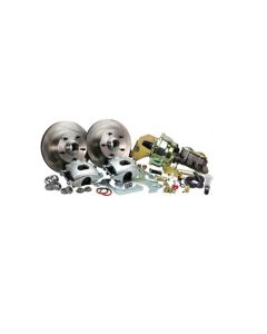 Late Great Chevy - Front Disc Brake Conversion Kit For Stock Spindles, Power Brakes, 1965-1968