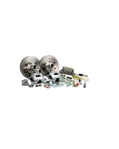 Late Great Chevy - Front Disc Brake Conversion Kit For Stock Spindles, Deluxe, Manual Brakes, 1965-1968