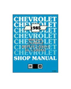 Shop Manual, 1985