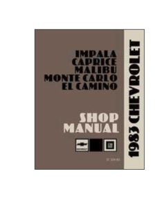 Late Great Chevy - Shop Manual, 1983