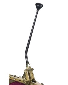 Lokar Shifter for GM 700-R4 Automatic Transmission, Single Bend, 16", Midnight Series, Choice of Knobs