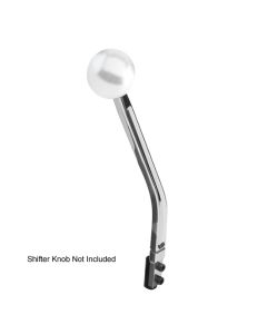 Shifter Lever, Bolt On, Goolsby Edition Billet Aluminum, for Tremec/Borg Warner T5, T45, T56 Transmissions, 10", Polished