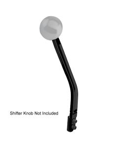 Shifter Lever, Bolt On, Goolsby Edition Billet Aluminum, for Tremec TKO Transmissions, 10", Black