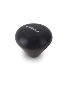Shift Knob, Lokar, Black Anodized Aluminum, Mushroom Shape, GM Powerglide Automatic Transmission