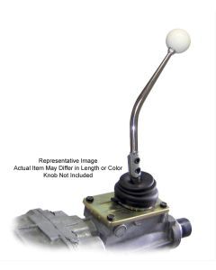 Shifter Lever, Lokar, Single Bend, for Tremec TKO 500 and TKO 600 Manual Transmissions, Chrome Finish