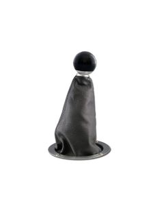 Shifter Boot, Hi-Top Round, Choice of Bezel, 3/8"-24 or 3/8"-16 Thread, Lokar