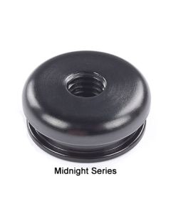 Bezel For Hi-Top Boot, Midnight Series, Black Anodized Billet Aluminum, Choice of Threads, Lokar