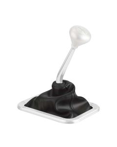 Shifter Boot, Deluxe Top Rectangular, Midnight Series Sliding Bezel, Lokar, For Any Length Shifter