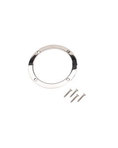 Shifter Boot Ring, Round, Polished Stainless, Lokar
