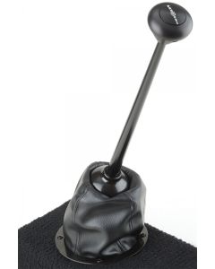 Billet Aluminum Round Shifter Boot Ring, Midnight Series, With Classic Shifter Boot, Lokar
