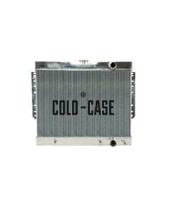 Chevy Impala Fullsize Cold Case Performance Aluminum Radiator, Big 2 Row, With Fabricated Tanks 1961-1965