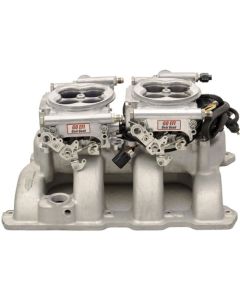 FiTech Fuel Injection System 2X4 625 HP Basic Kit, Bright Finish, 30061