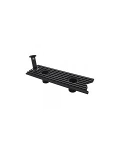 GM LS Engine Aluminum Valley Cover With Oil Filler Tube, Black