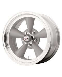 American Racing Torq-Thrust Original Style Silver With Machined Lip Wheel , 15X8.5