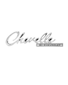 1969 Chevelle Rear Deck Emblem, “Chevelle by Chevrolet”, Sold as Each