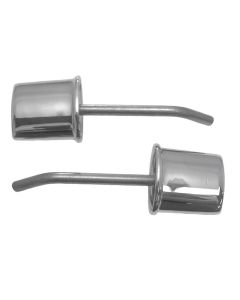 1968-1969 Chevelle Front Door Handle Push Button Assembly. Sold as a Pair