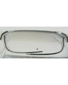 Chevy Stainless Steel Rear Glass Set, 4-Door Hardtop, Restored, 1956-1957