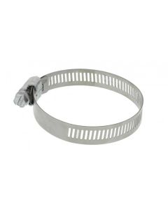 Early Chevy Air Cleaner Clamp For Two Barrel Carburetor, Stainless Steel, 2 5/8", 1949-1954