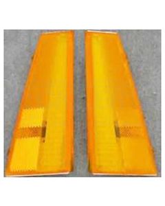 1980-81 Front Side Marker Lens Set, Amber