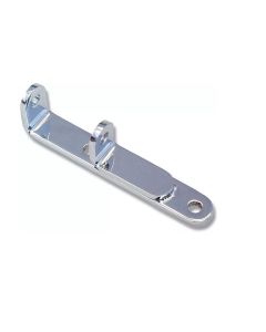 Chevelle Alternator Bracket, Small Block, Lower, Chrome, For Engine With Exhaust Headers & Short Water Pump, 1964-1968