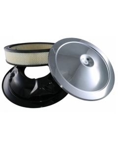 Chevelle Open Element Air Cleaner Assembly, Chrome, Show Quality,