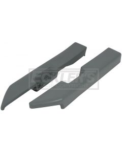 Chevelle  Armrest Pads, Dark Gray, Two Door, 1978-1981