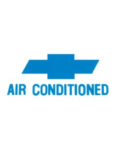 1966-67 Decal, Window,"Air Conditioned"