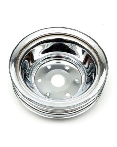El Camino Balancer Pulley, Chrome, Triple Groove (SB) 1969-72