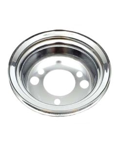 El Camino Balancer Add-On Pulley,Chrome,Sgl Grv 1965-68