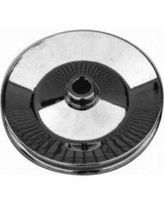 Chevelle Power Steering Pump Pulley, Chrome, Single Groove,1964-1972