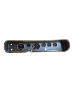 El Camino Instrument Cluster Panel, Aluminum Finish, With Sport Comp Gauges, 1964-1965