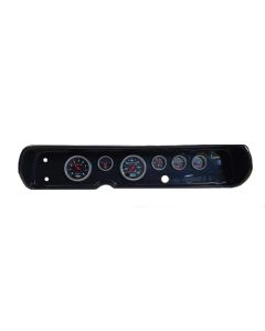 El Camino Instrument Cluster Panel, Carbon Fiber Finish, With Sport Comp Gauges, 1964-65