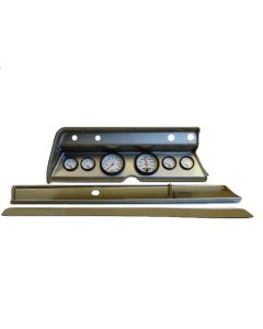 El Camino Instrument Cluster Panel, Aluminum Finish, With Ultra-Lite Gauges, 1966