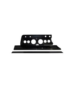 El Camino Instrument Cluster Panel, Black Finish, Without Pre-Cut Holes, 1967