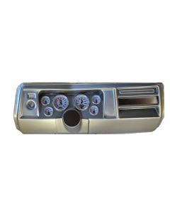 Chevelle& Malibu Instrument Cluster Panel, Carbon Fiber Finish, With Sport Comp Gauges, 1969