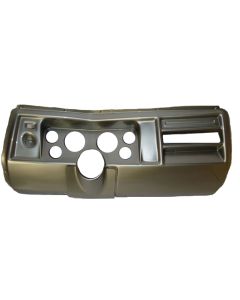 El Camino Instrument Cluster Panel, Aluminum Finish, With Pre-Cut Holes, 1969